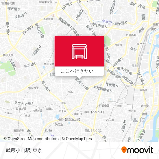 武蔵小山駅地図