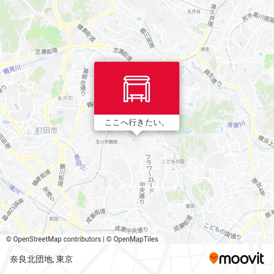 奈良北団地地図