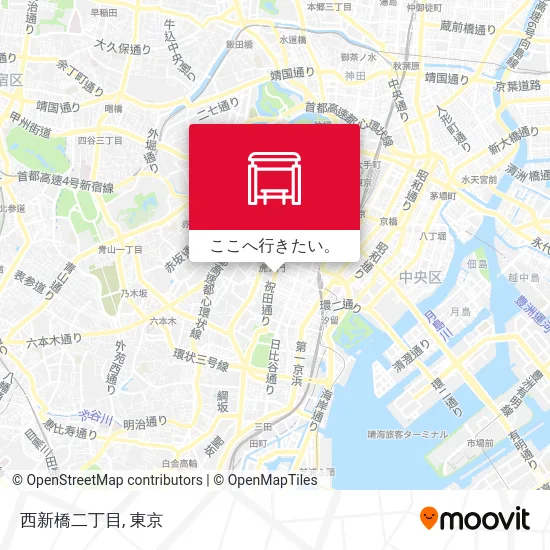 西新橋二丁目地図