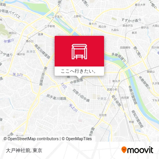 大戸神社前地図