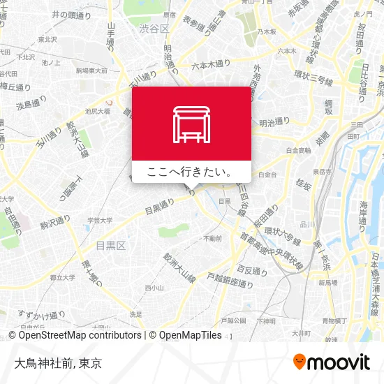 大鳥神社前地図