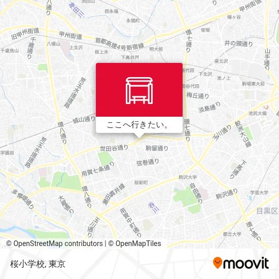 桜小学校地図
