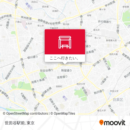 世田谷駅前地図