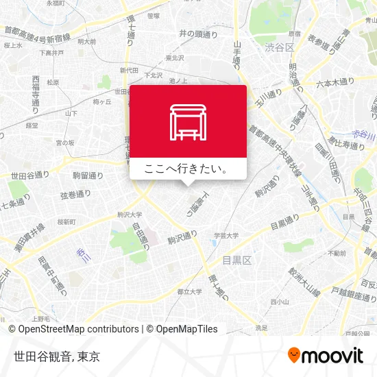 世田谷観音地図