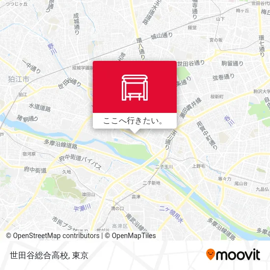 世田谷総合高校地図