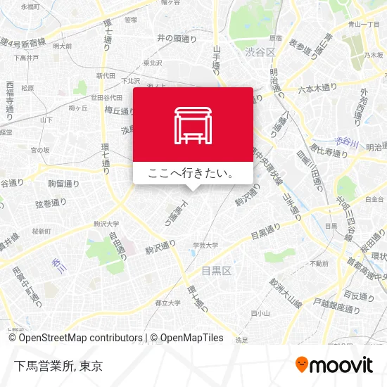 下馬営業所地図
