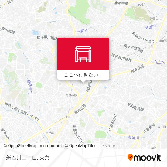 新石川三丁目地図