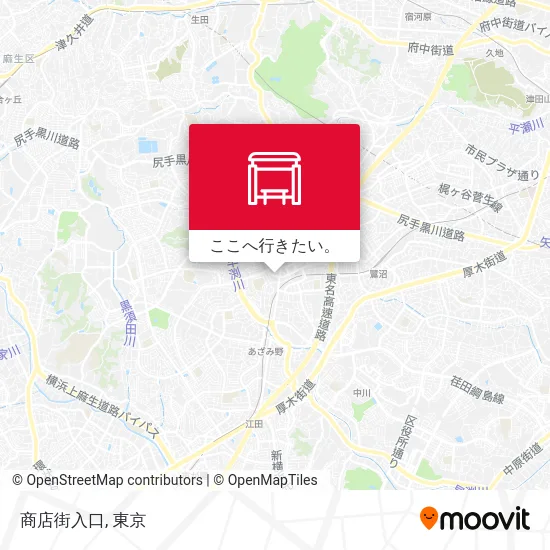 商店街入口地図