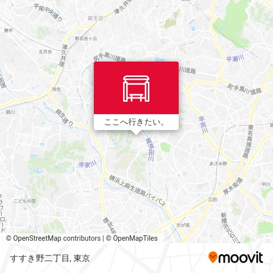 すすき野二丁目地図