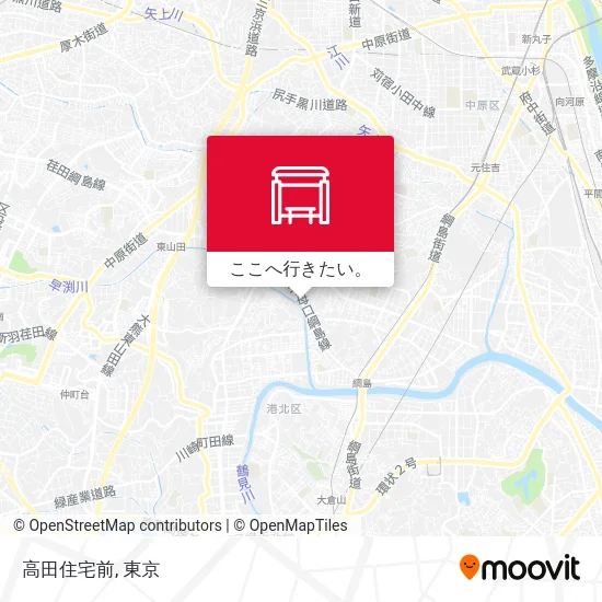 高田住宅前地図