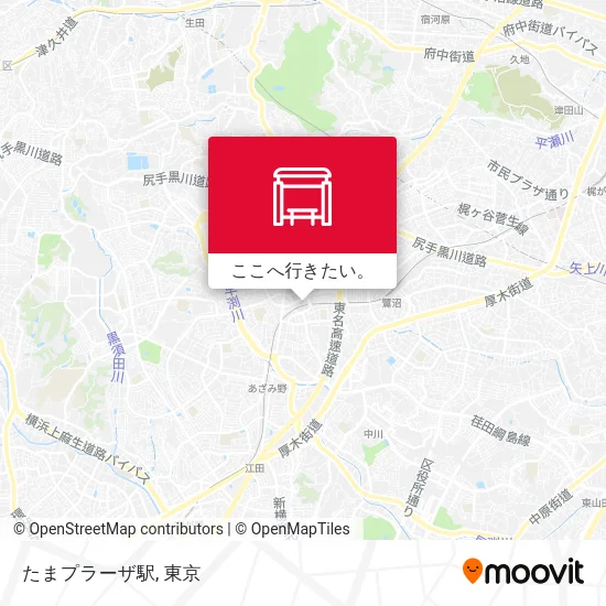 たまプラーザ駅地図