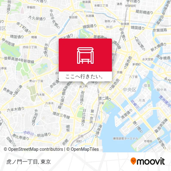 虎ノ門一丁目地図