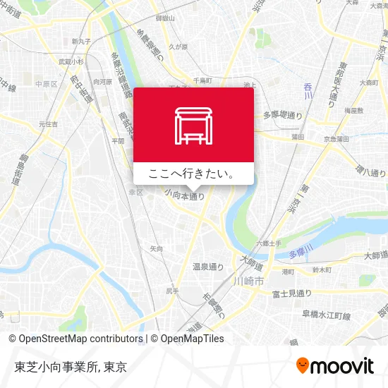 東芝小向事業所地図