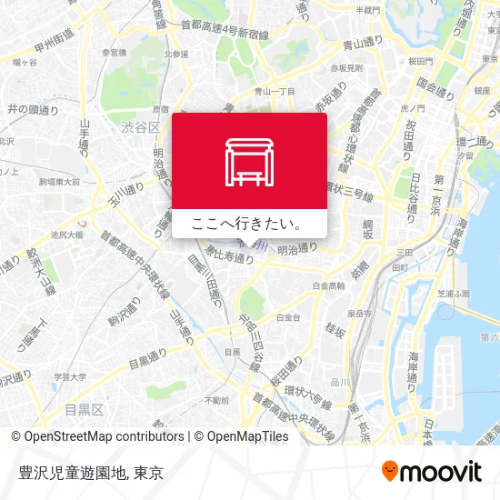豊沢児童遊園地地図