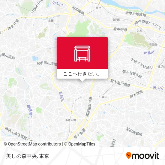 美しの森中央地図