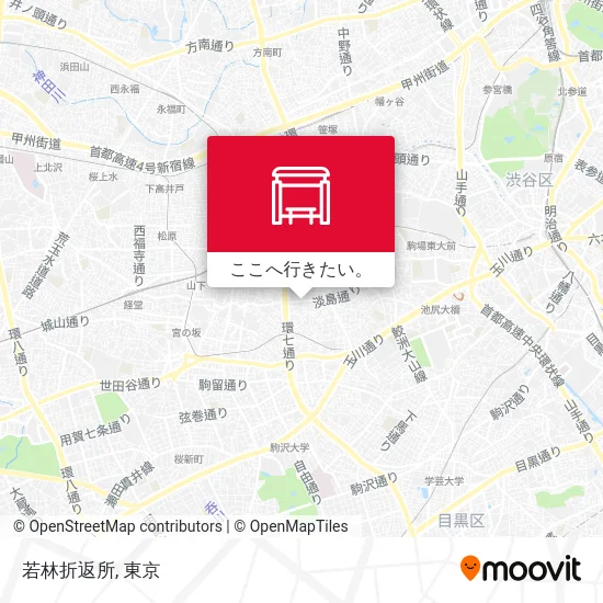 若林折返所地図