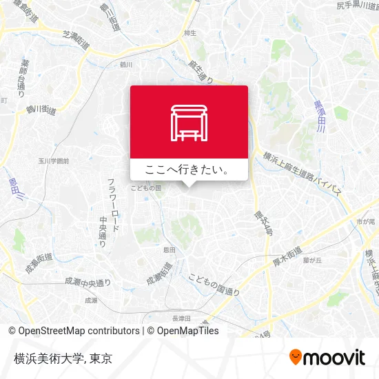 横浜美術大学地図