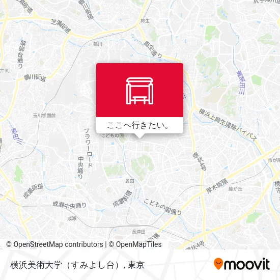 横浜美術大学（すみよし台）地図