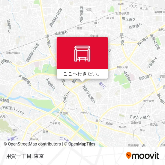 用賀一丁目地図