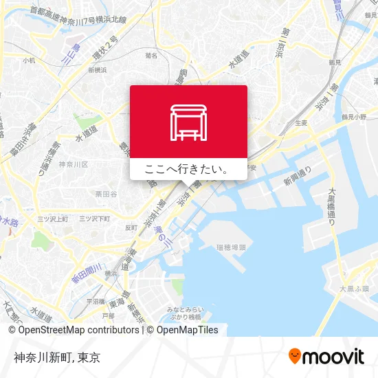 神奈川新町地図