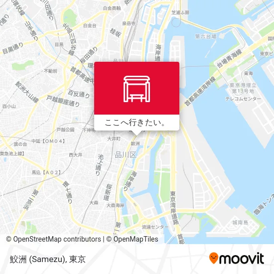 鮫洲 (Samezu)地図