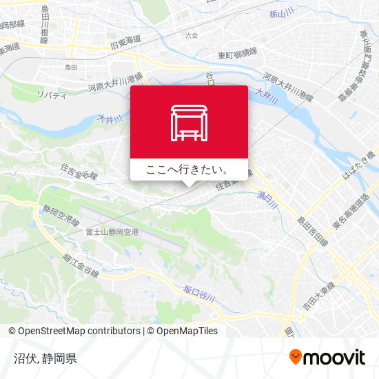 沼伏地図