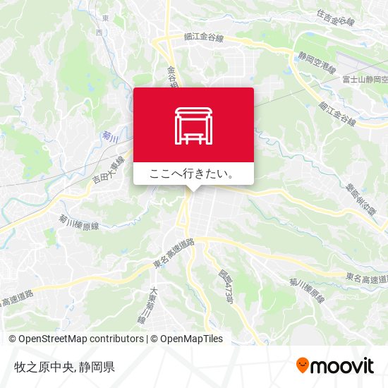 牧之原中央地図