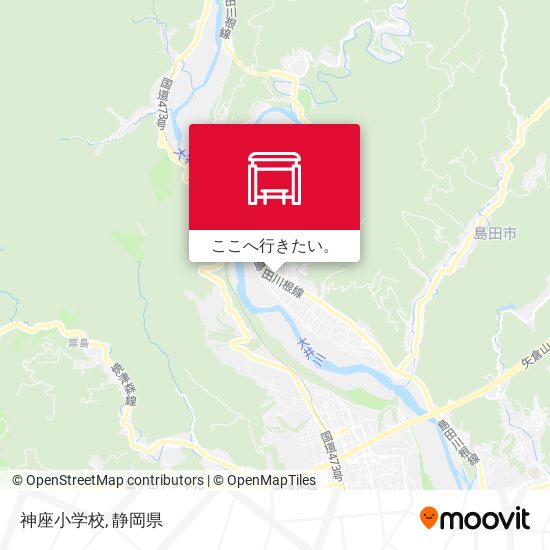 神座小学校地図