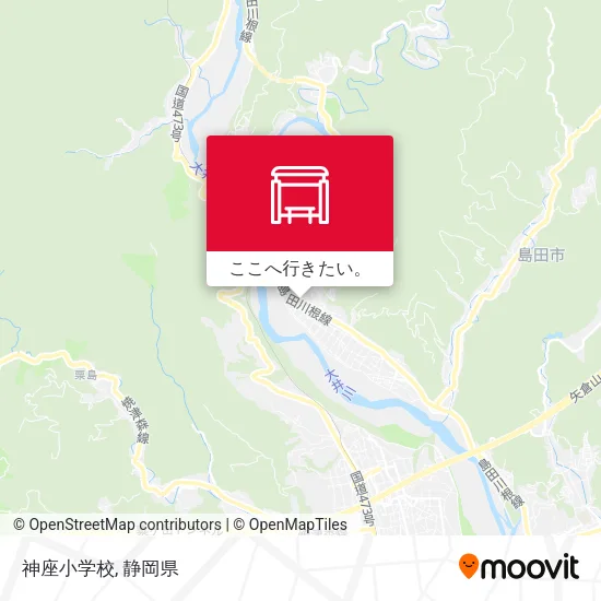 神座小学校地図