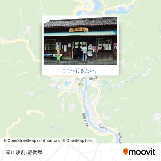 家山駅前地図