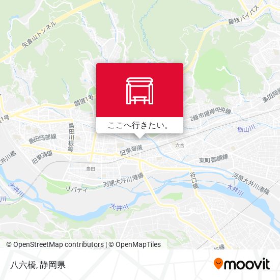 八六橋地図