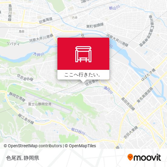 色尾西地図