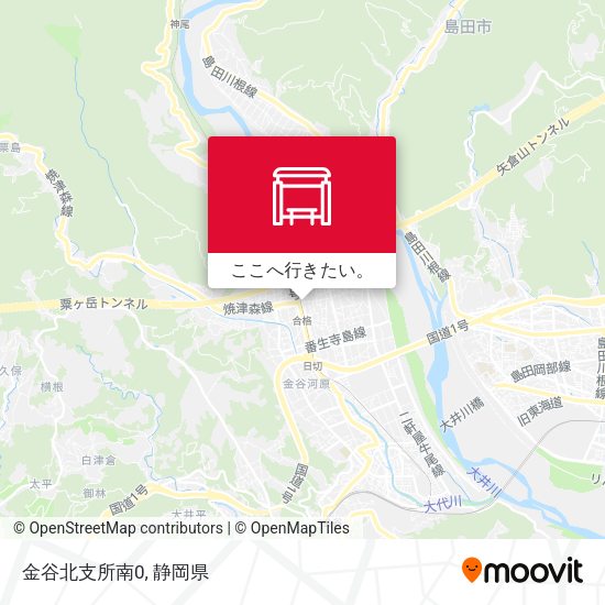 金谷北支所南0地図