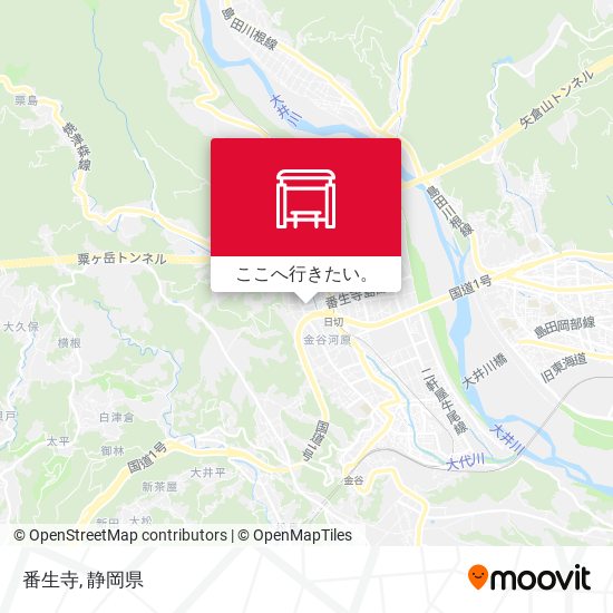 番生寺地図