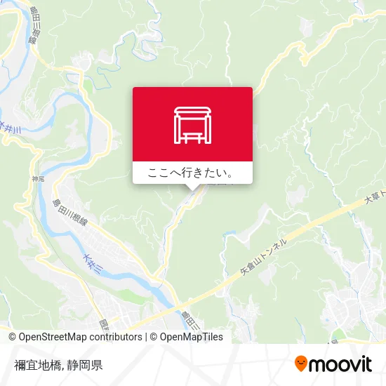 禰宜地橋地図