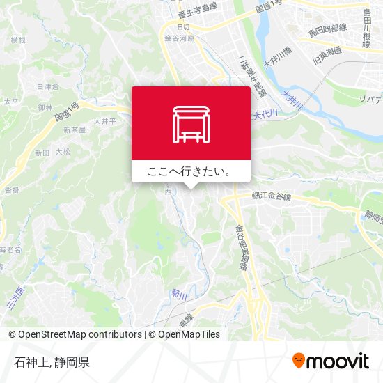 石神上地図