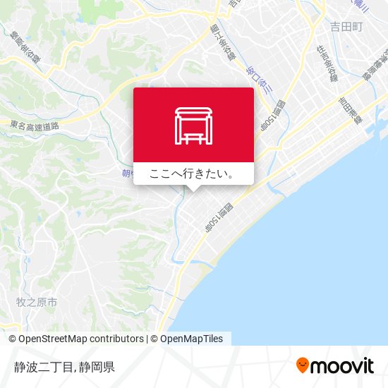 静波二丁目地図