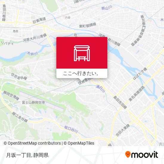 月坂一丁目地図