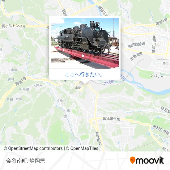 金谷南町地図