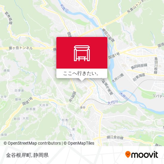 金谷根岸町地図