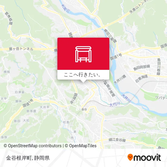 金谷根岸町地図