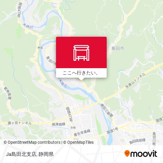 Ja島田北支店地図