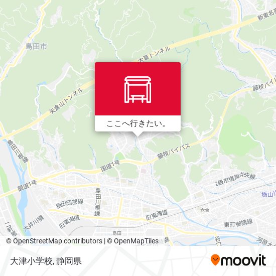 大津小学校地図