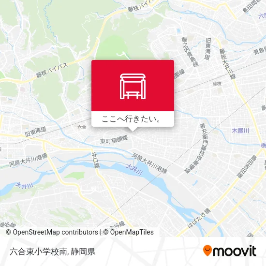 六合東小学校南地図