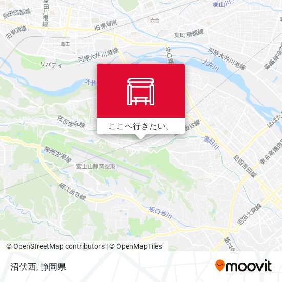 沼伏西地図