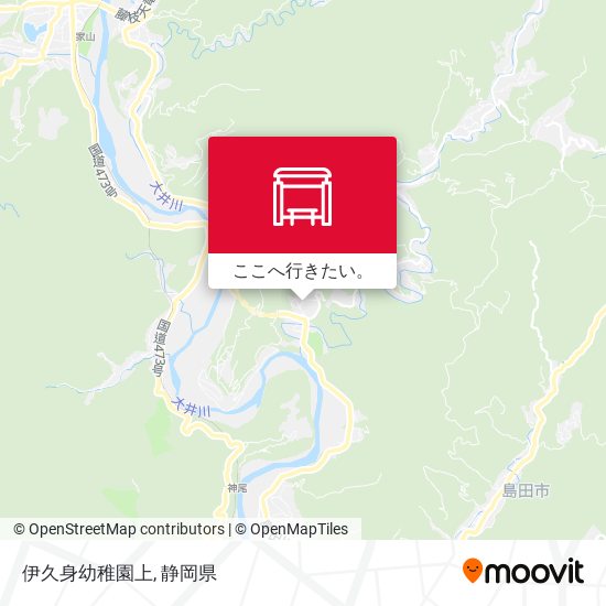 伊久身幼稚園上地図