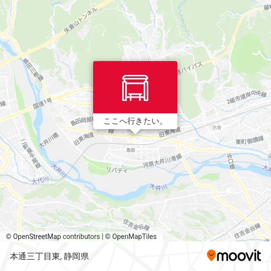 本通三丁目東地図