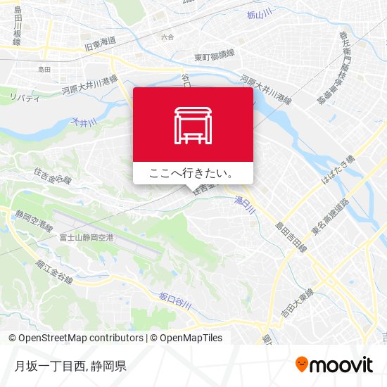 月坂一丁目西地図