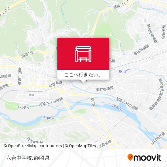 六合中学校地図