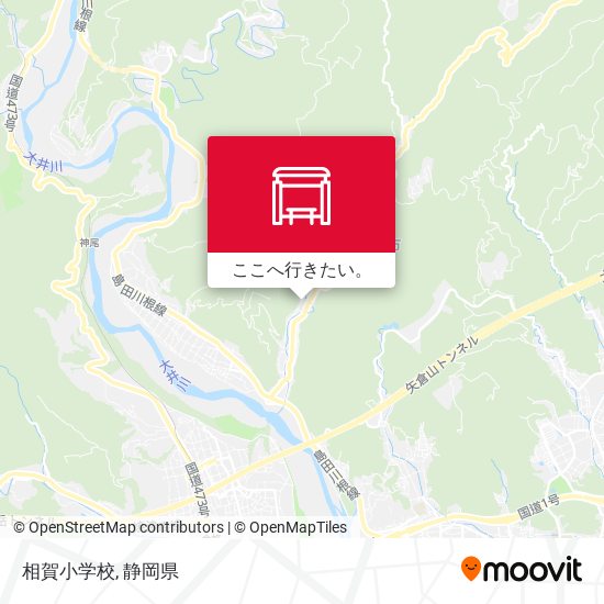 相賀小学校地図